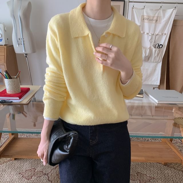 Collar Detail Sweater