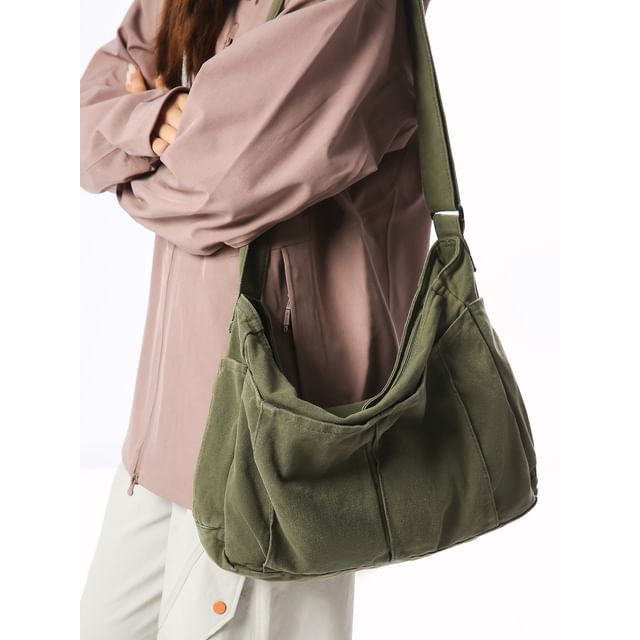 Plain Canvas Shoulder Bag