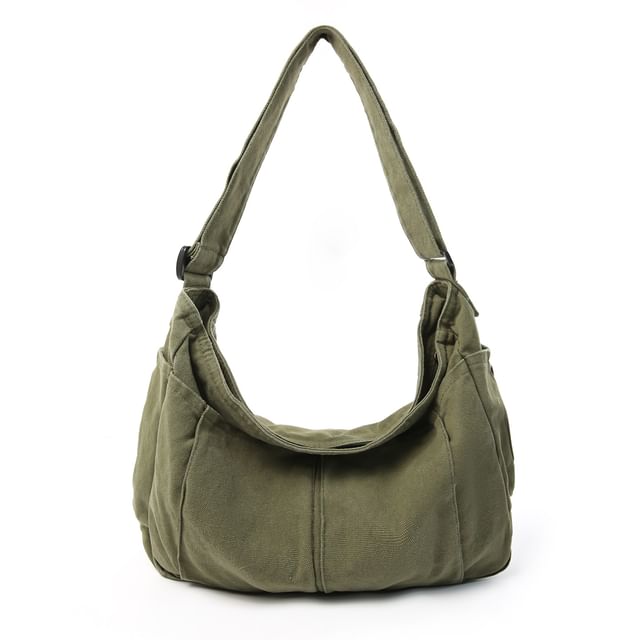 Plain Canvas Shoulder Bag