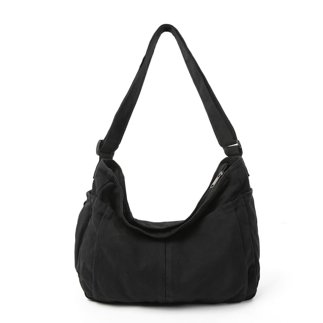 Plain Canvas Shoulder Bag