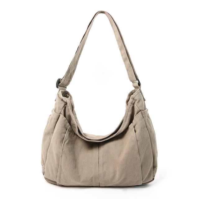 Plain Canvas Shoulder Bag