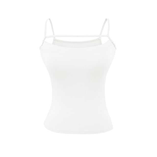 Scoop Neck Camisole - Spaghetti Strap