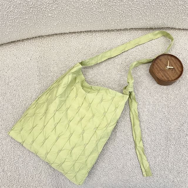 Plain Textured Tote Bag