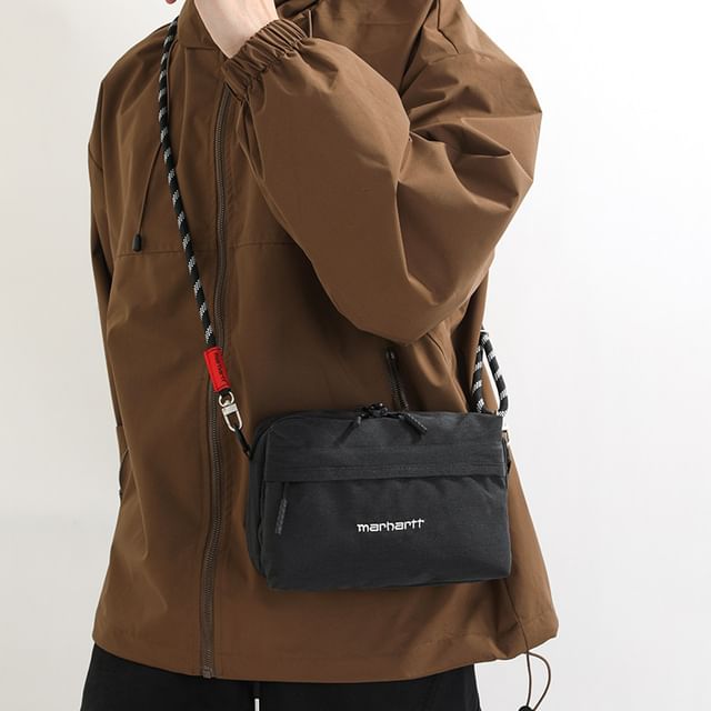Zip Fabric Crossbody Bag