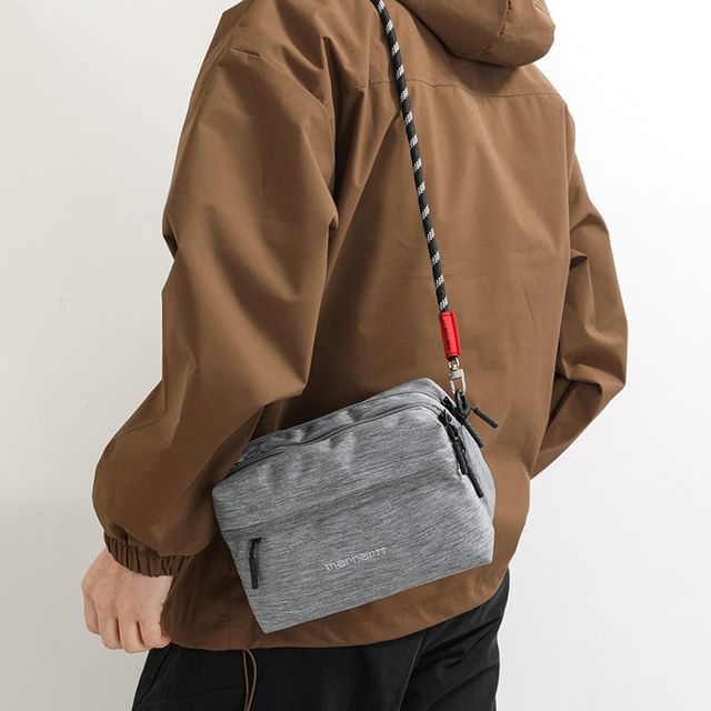 Zip Fabric Crossbody Bag