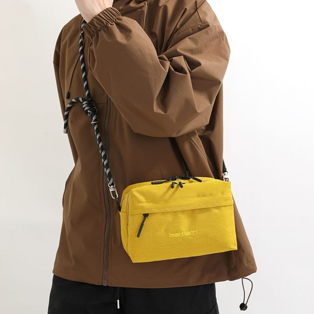 Zip Fabric Crossbody Bag