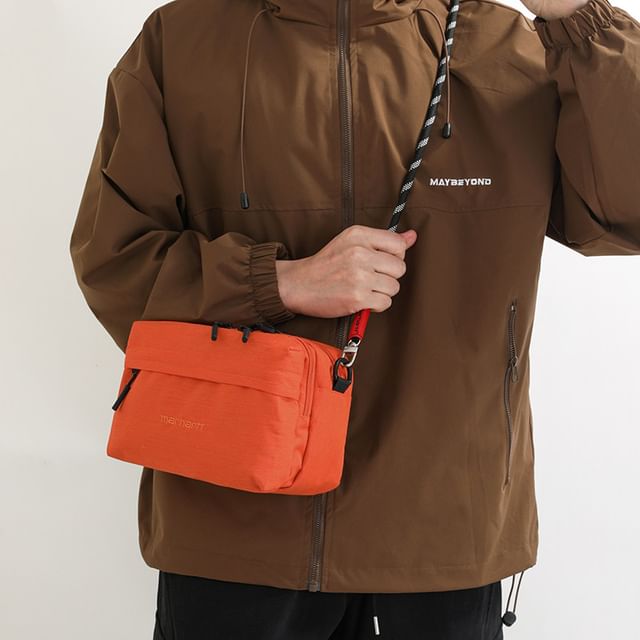 Zip Fabric Crossbody Bag