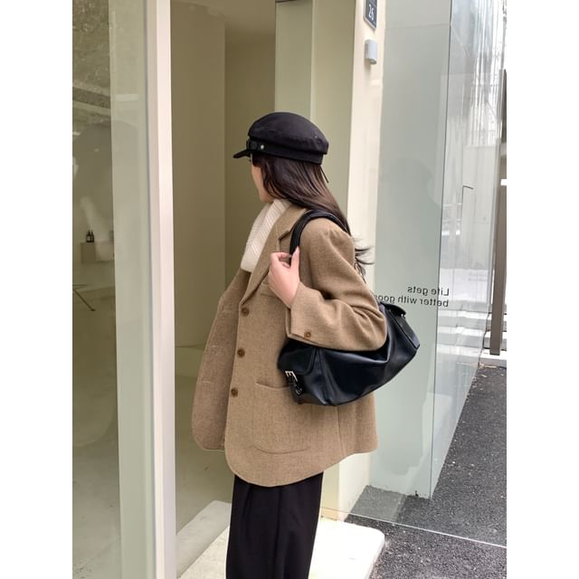 Flap Pocket Shoulder Bag
