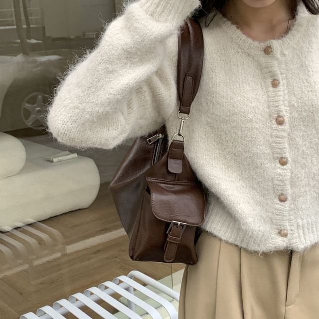 Flap Pocket Shoulder Bag