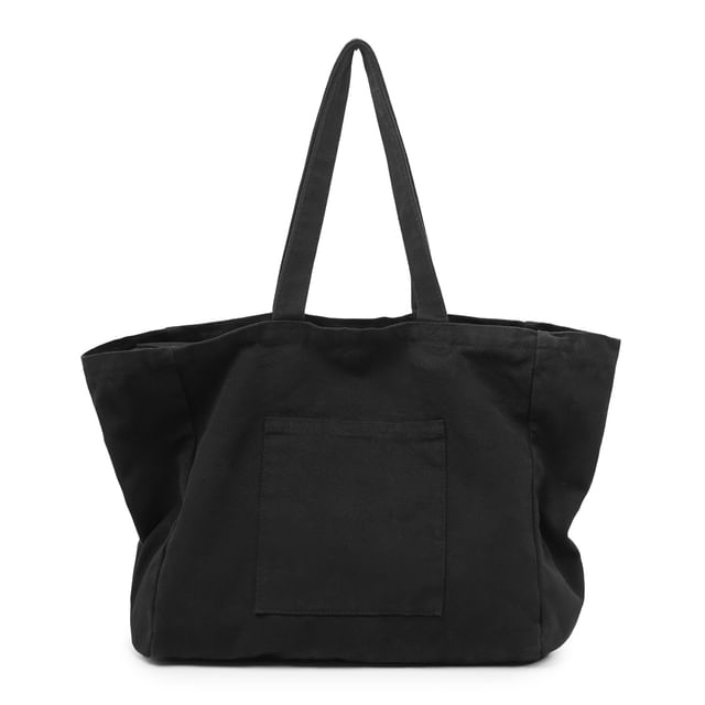 Oversized Canvas Plain Tote Bag
