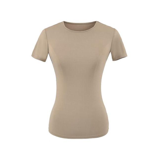 Classic Round Neck Short Sleeve Tee