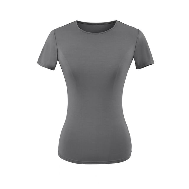 Classic Round Neck Short Sleeve Tee