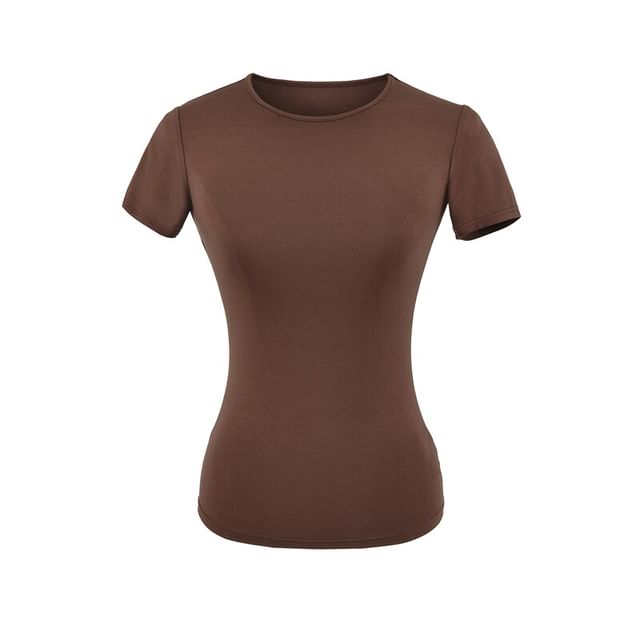 Classic Round Neck Short Sleeve Tee