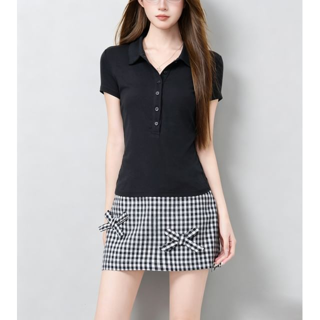 Classic Slim-Fit Short Sleeve Polo