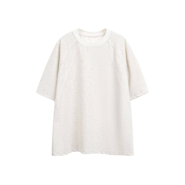 Crew Neck Oversized Short-Sleeve T-Shirt