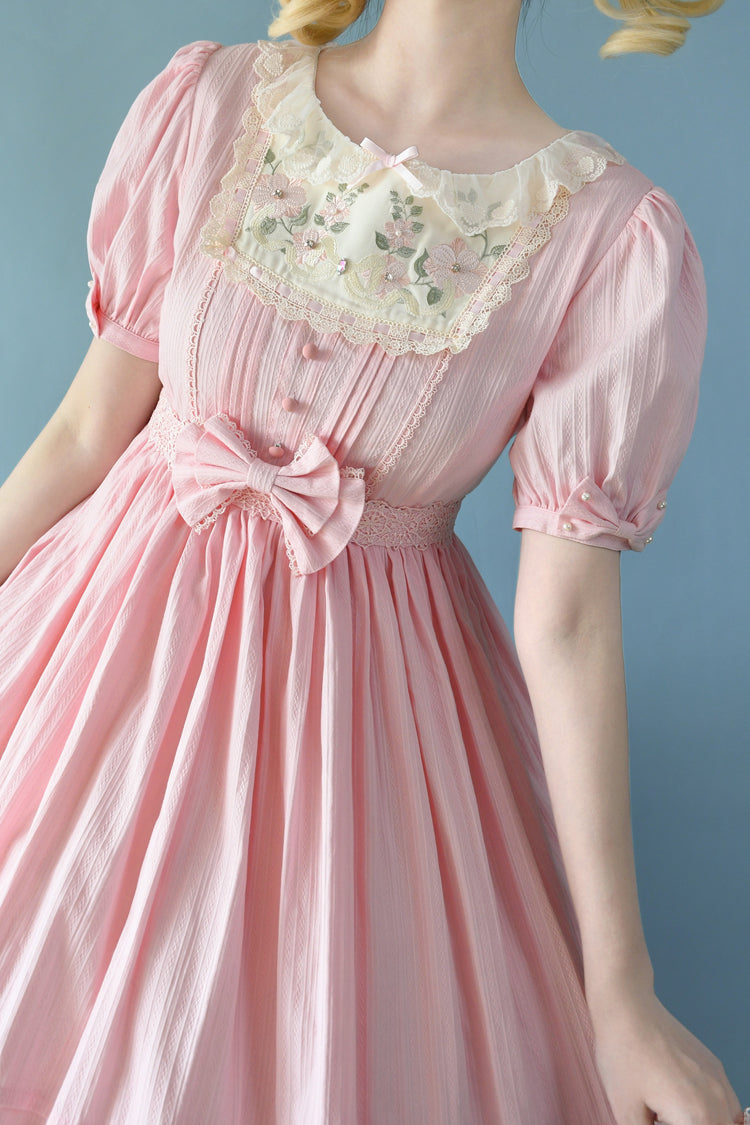 Girly Nelly Embroidered Multi-Layer Ruffled Sweet Dress