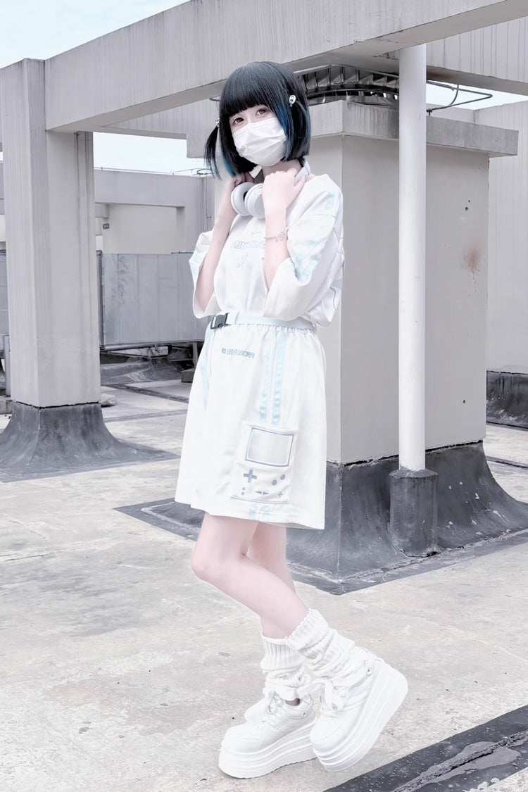 Lace-Up Sweet Jirai Kei Platform Shoes - 2 Shades