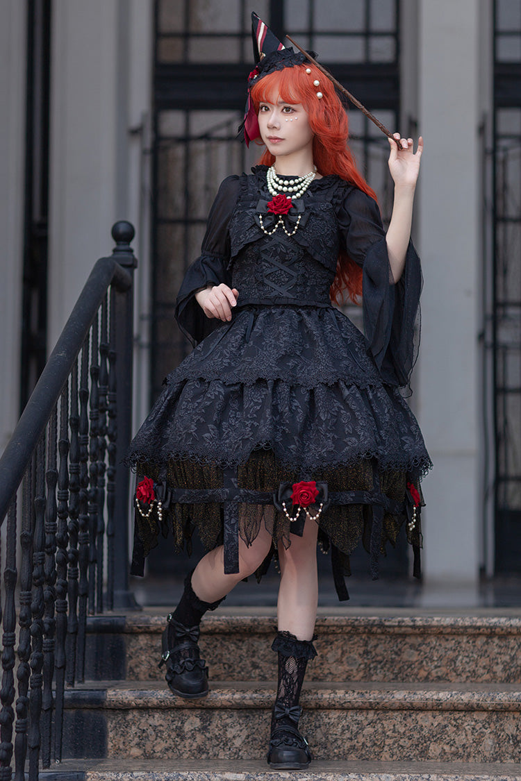 Apprentice Witch Gothic Lace Skirt