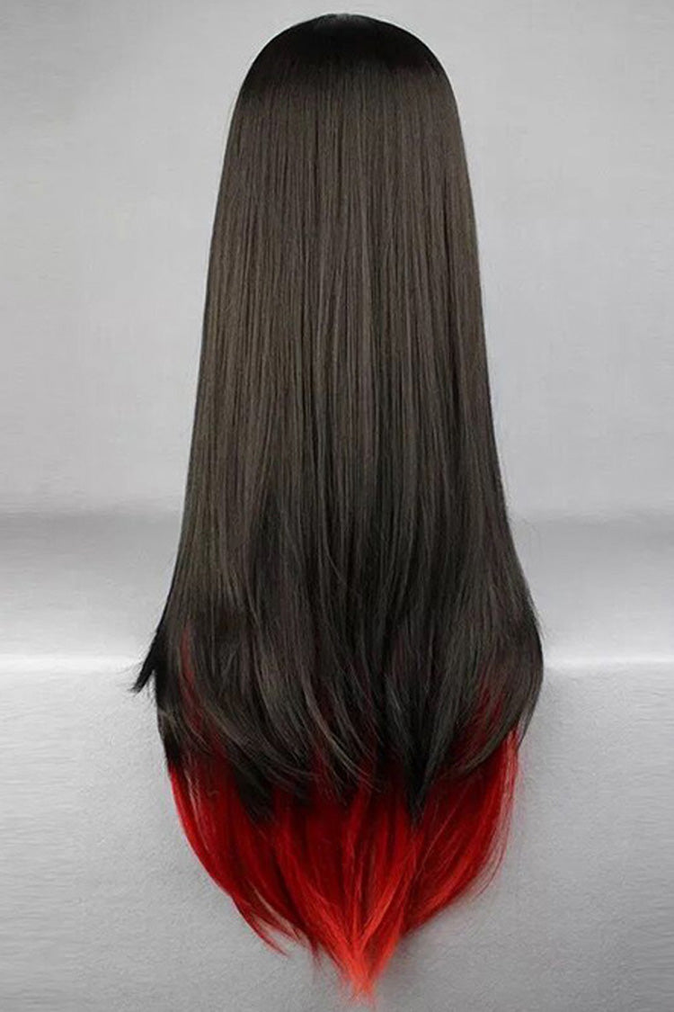 Scarlet Ebony Blended Straight Long Gothic Lolita Wig