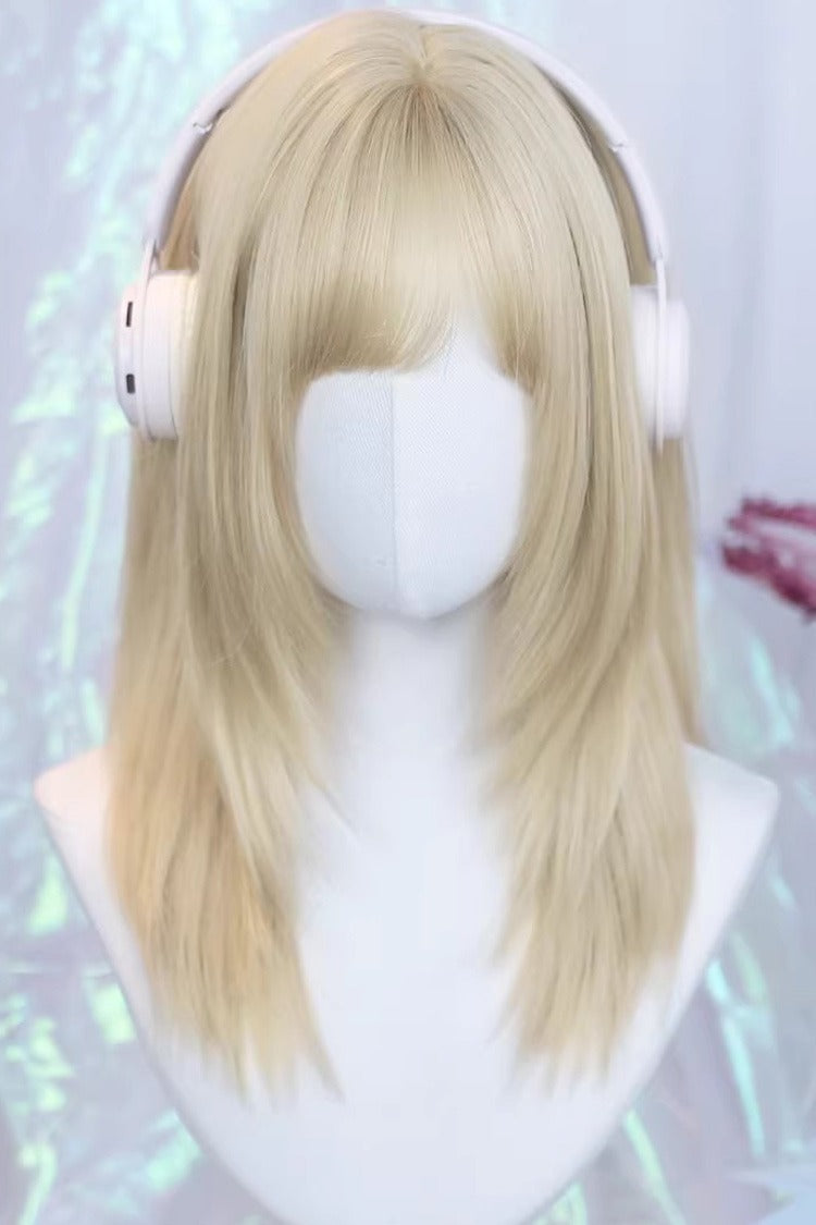 Straight Fringe Japanese Sweet Lolita Wig - Three Shades