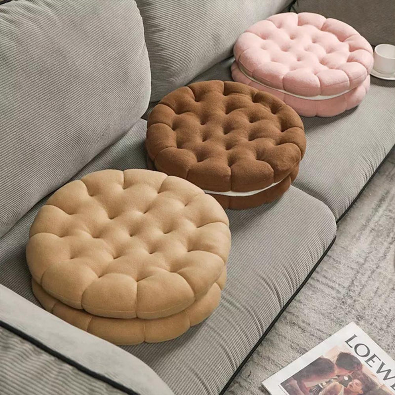 Cookie Biscuits Plush Pillow Cushion - Heartzcore MK Kawaii Store