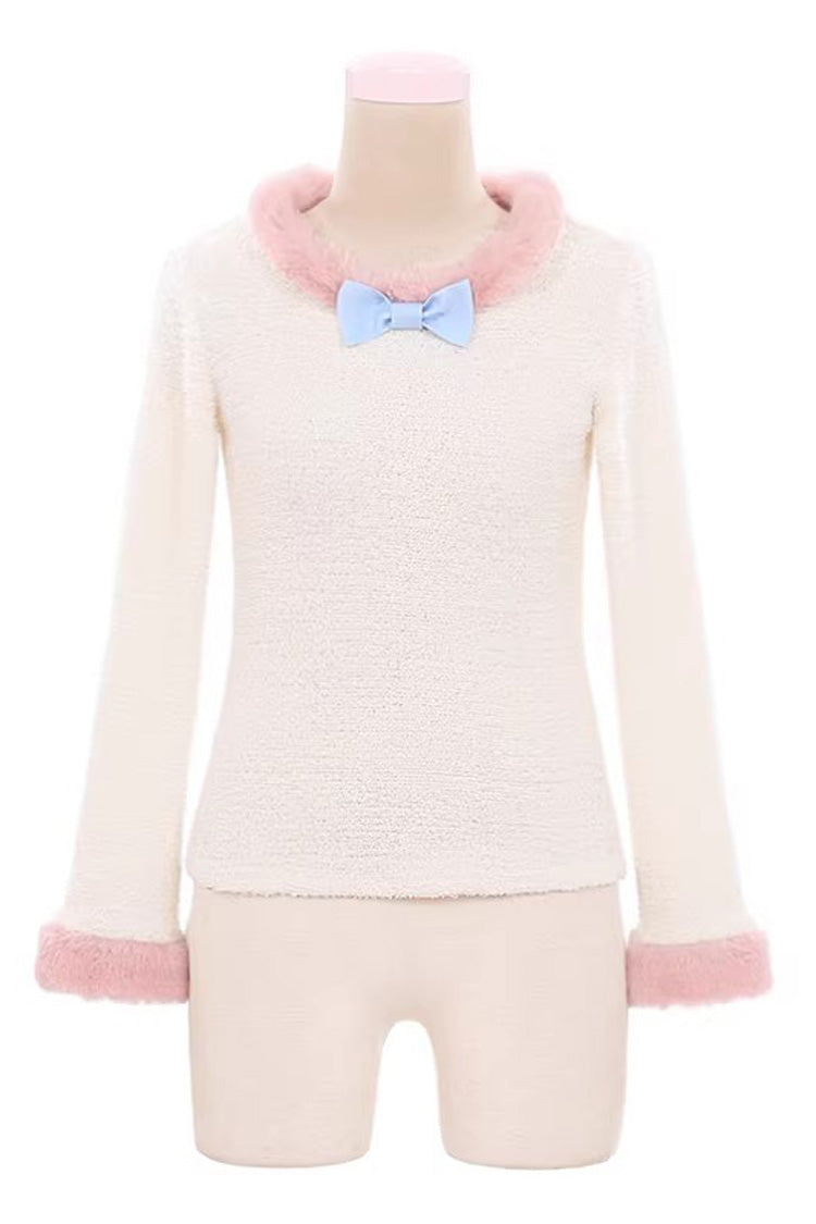 Bunny Transformation Detachable Bunny Cake Sleeveless Triple-Layered Ruffled Bow Sweet Strap Dress
