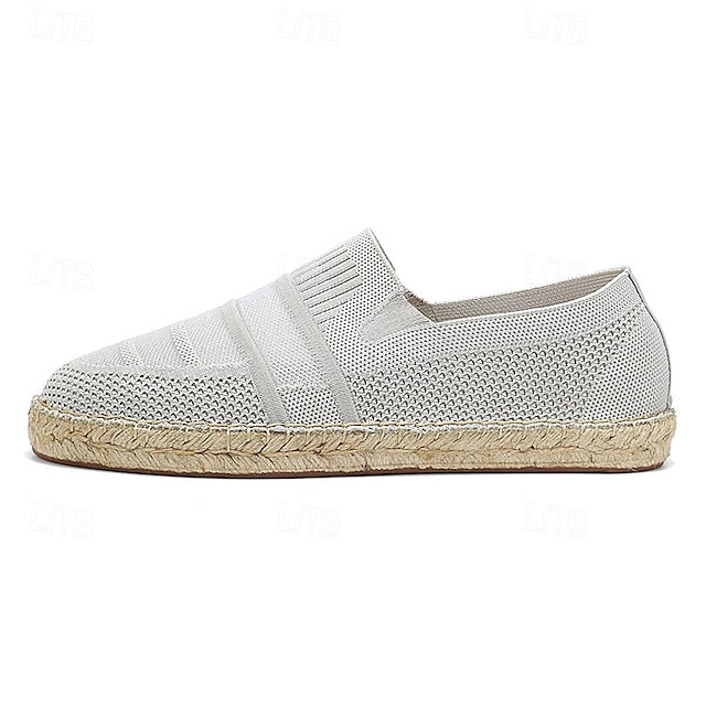 Woven Beige Vacation with Design Espadrilles Men's –