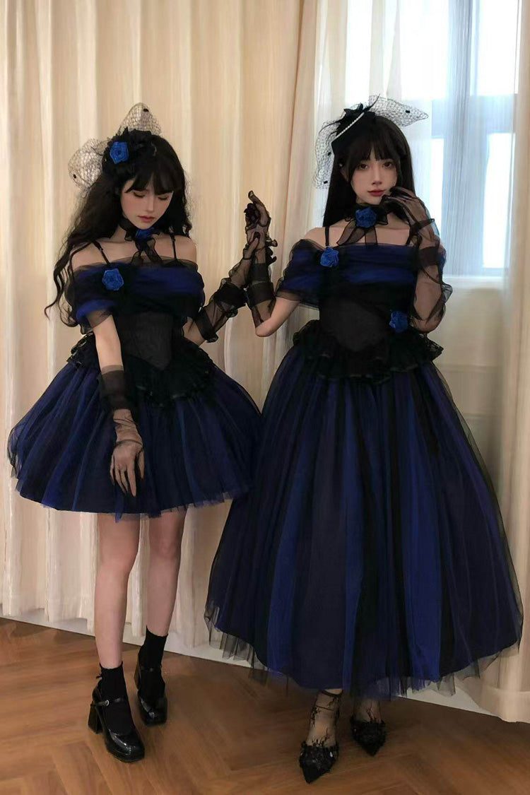 Off Shoulder Ruffled Lace Gothic Lolita Dress
