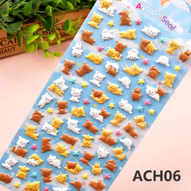 Kawaii Aesthetic Y2K Cute Fairy cartoon animal colorful stickers - Kimi MK Kawaii Store