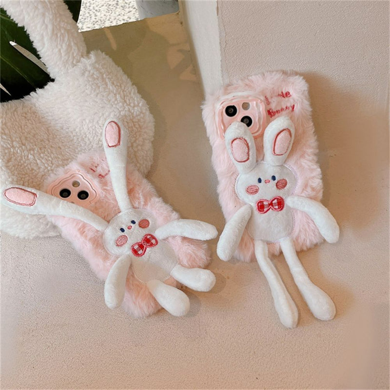 Kawaii Pull Ear Rabbit Phone Case MK Kawaii Store