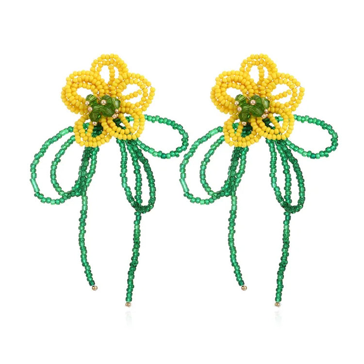 Flower Bead Earrings