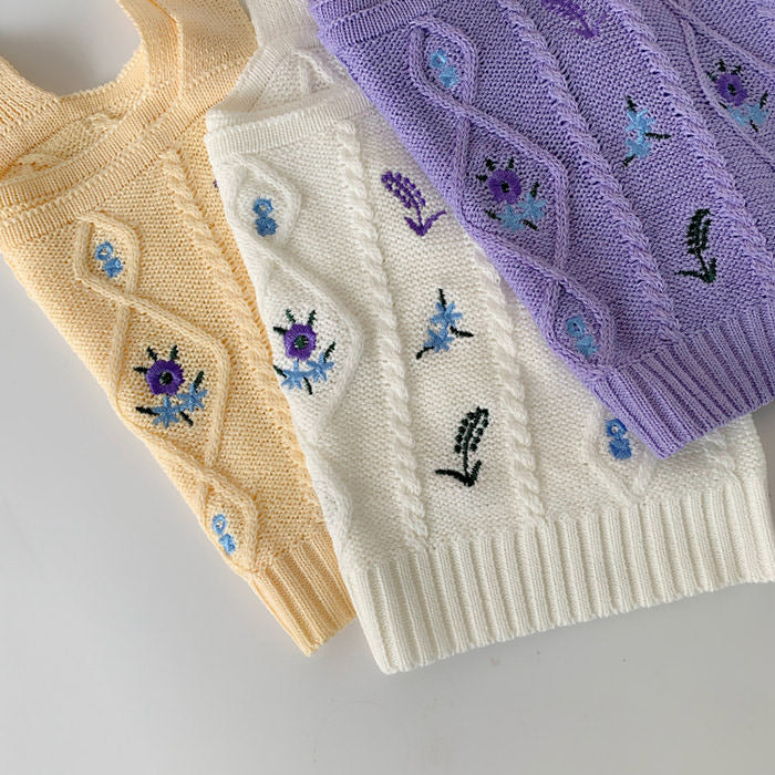 Floral Knit Tank Top