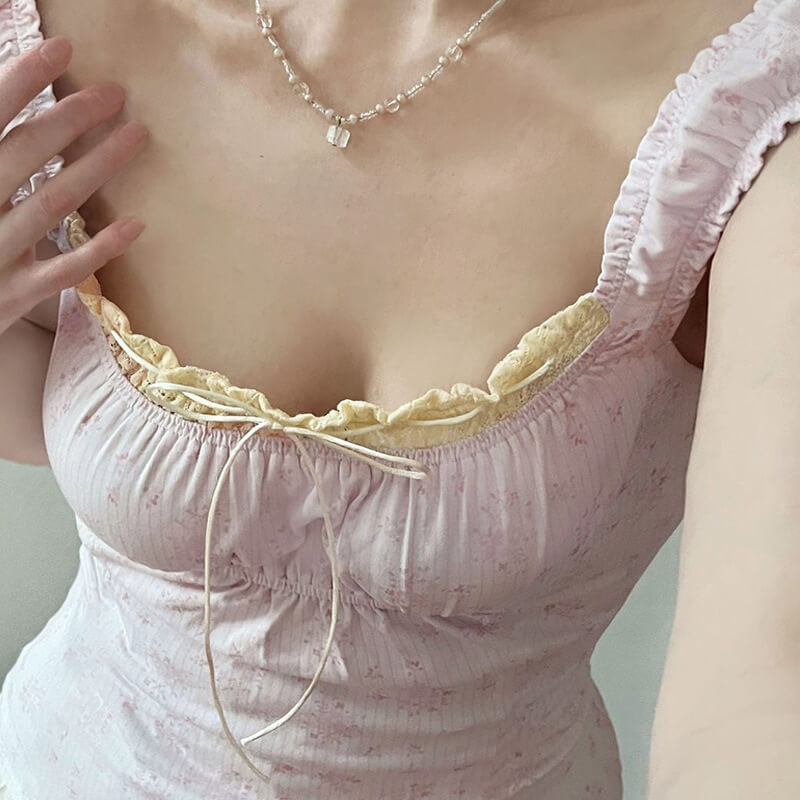 Sweet Pink Floral Top