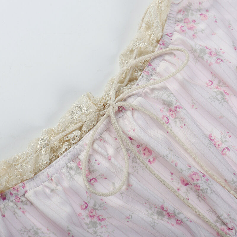 Sweet Pink Floral Top