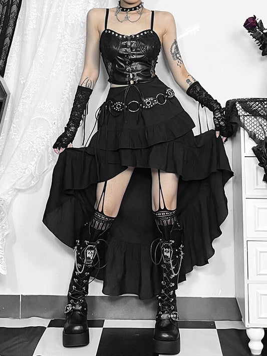 cutiekill-darkness-alt-irregular-skirt-ah0614