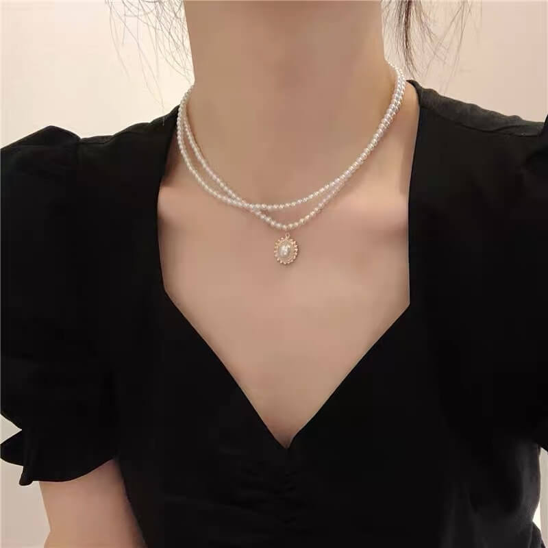 Luxury Pearl Vintage Necklace