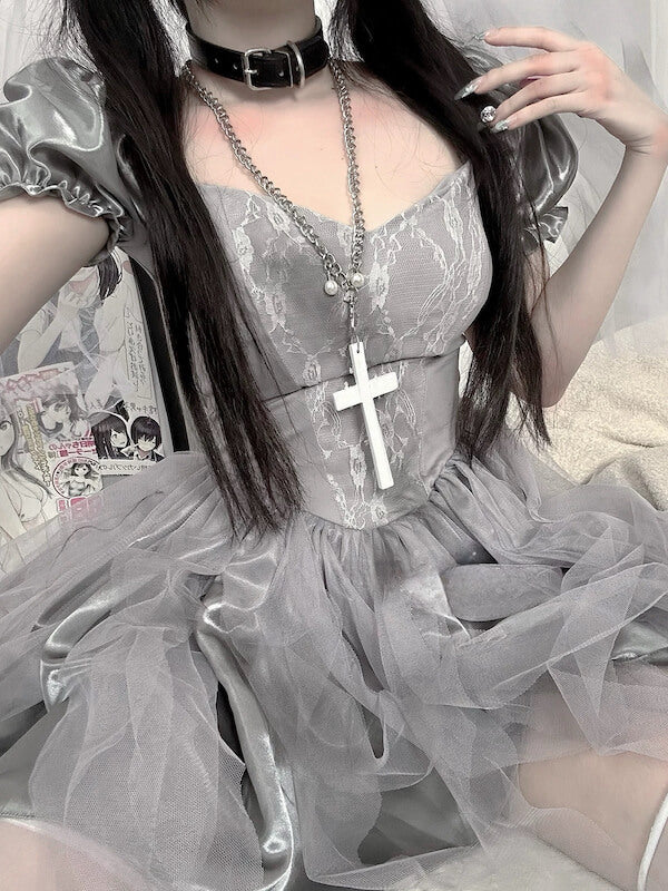 Ghostly Bride Gothic Lolita Cosplay Dress
