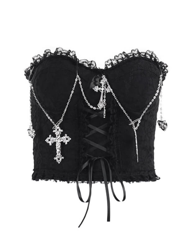 cutiekill-gothic-cross-chain-corset-ah0619