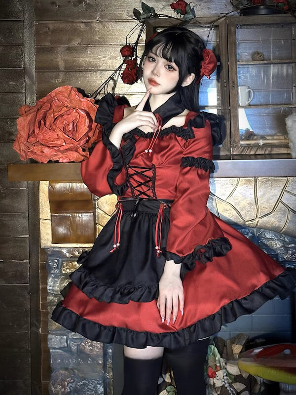 cutiekill-gothic-devil-lolita-maid-dress-ah0686