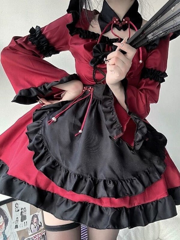 cutiekill-gothic-devil-lolita-maid-dress-ah0686