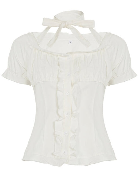 cutiekill-lavinia-halter-bow-ruffled-top-om0437