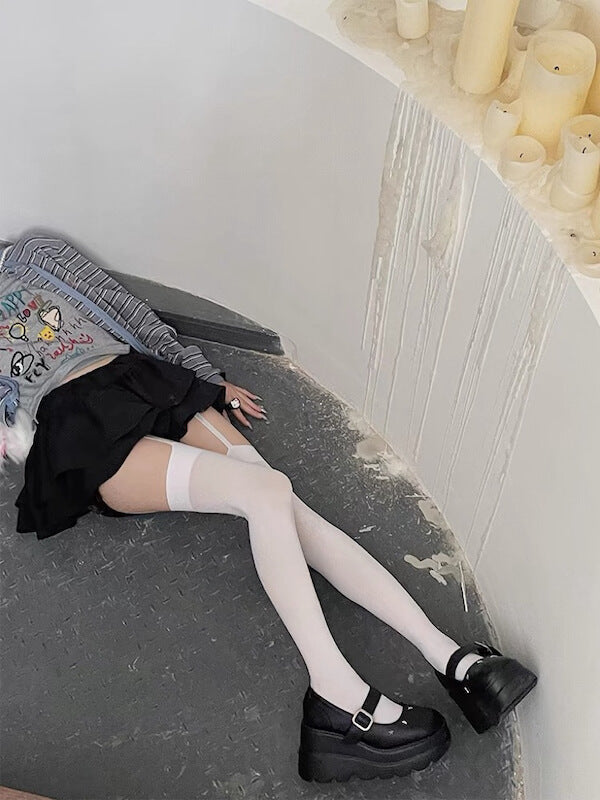 Pure Velvet Suspender Stockings