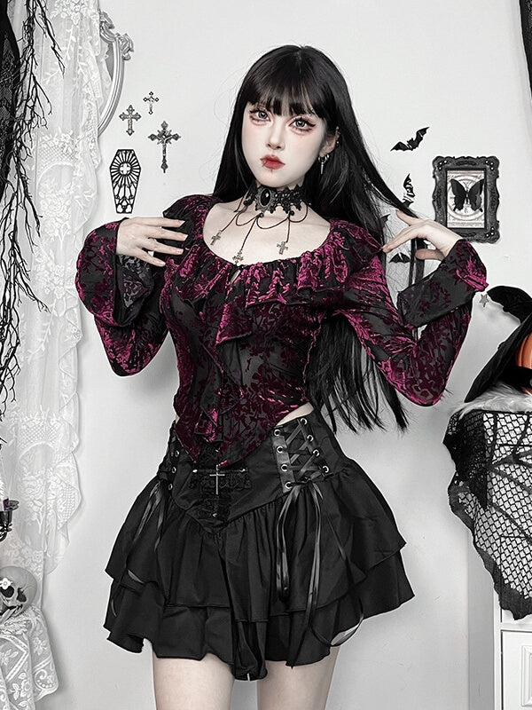 cutiekill-ruffled-gothic-beads-top-ah0755