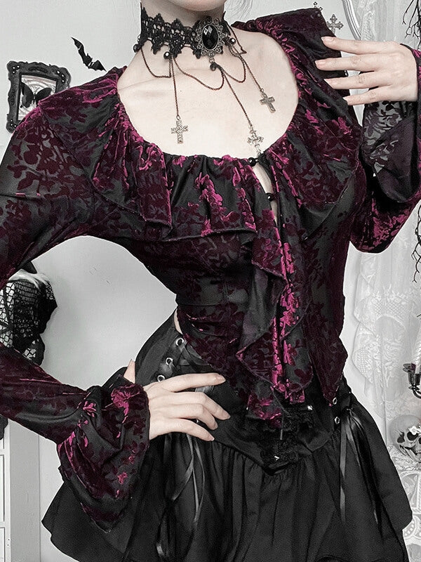 cutiekill-ruffled-gothic-beads-top-ah0755