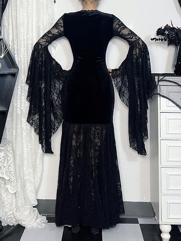 cutiekill-witchy-elegance-rose-lace-dress-ah0748