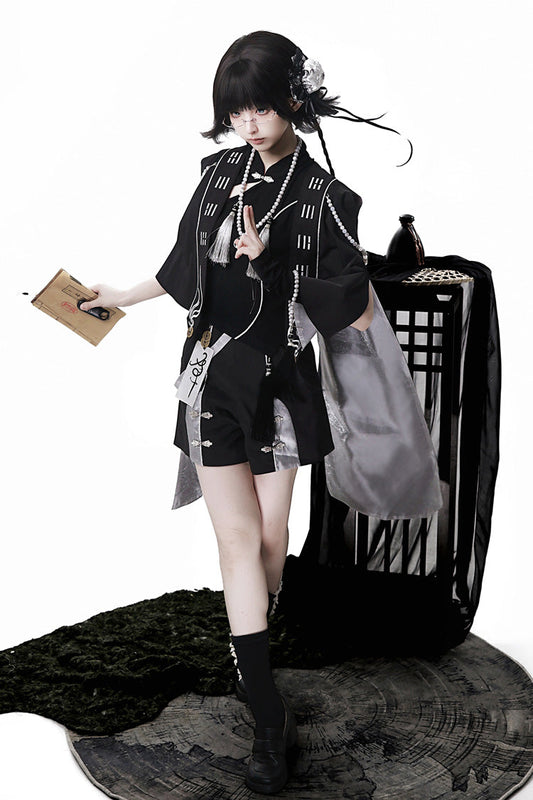 Noir Sleeveless Chinese Style Ouji Set - The Strange End of the Immortal Sect
