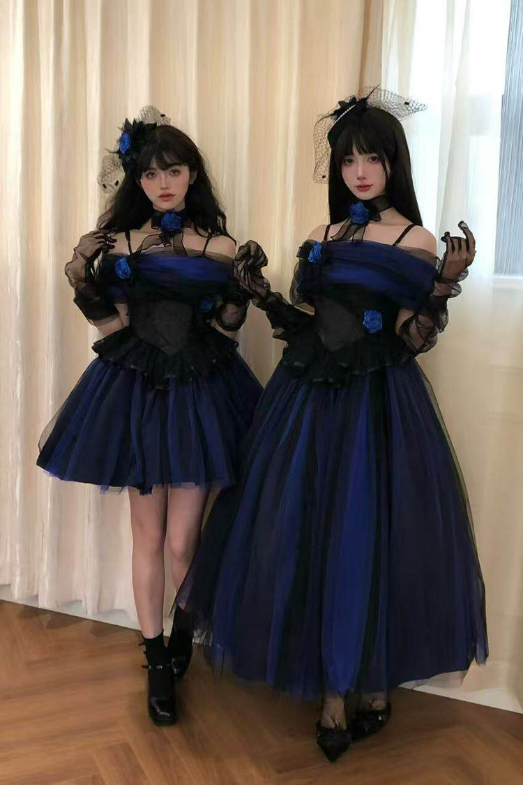 Off Shoulder Ruffled Lace Gothic Lolita Dress