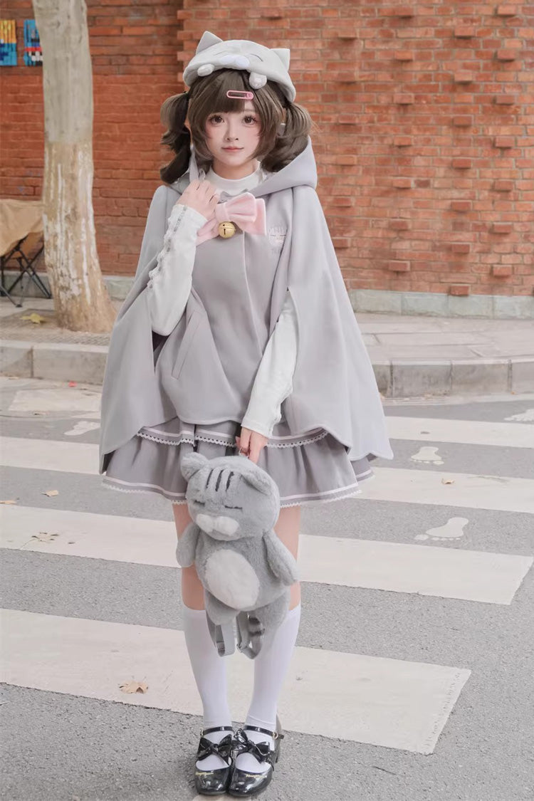 Ash Sweet Suspender Dress with Triple-Layered Ruffles