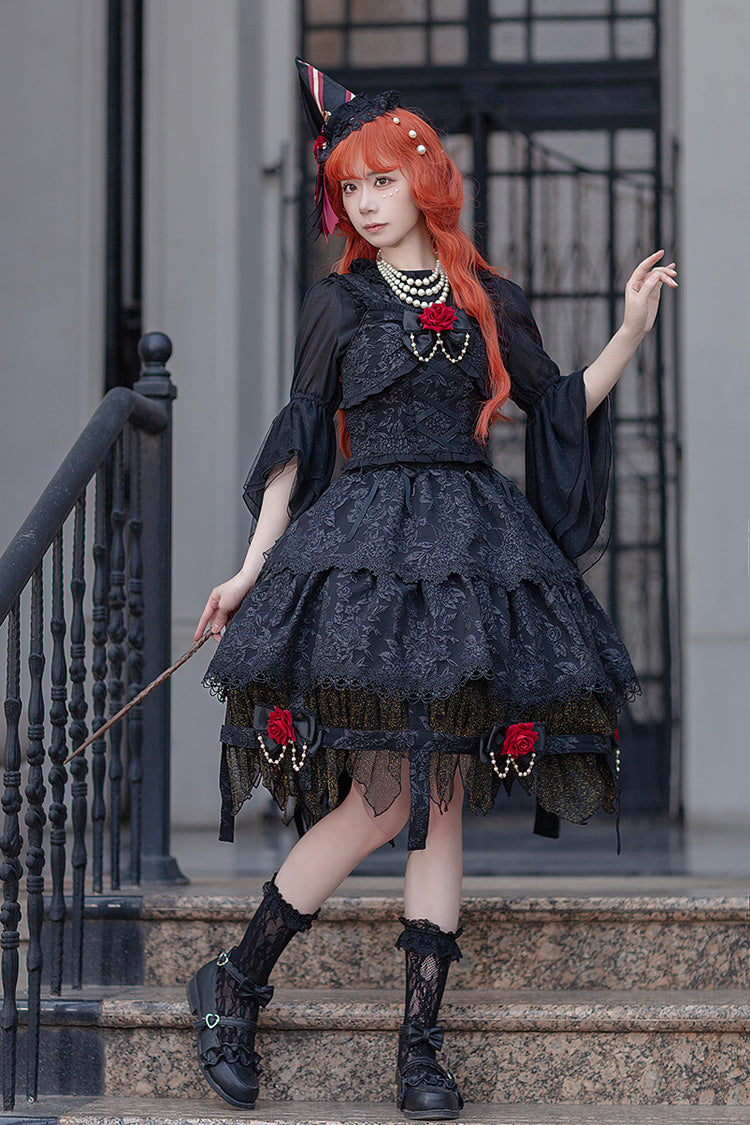 Apprentice Witch Gothic Lace Skirt