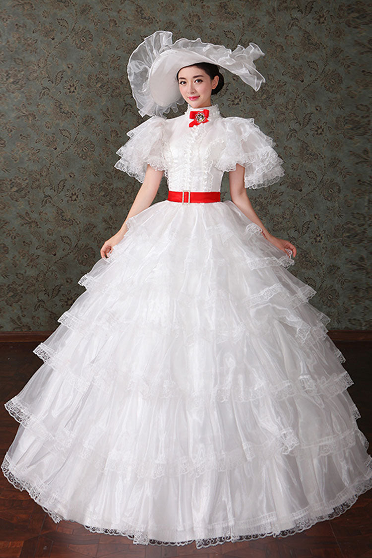 Victorian Lolita Dress - High Waist Multi-Layer Court Style